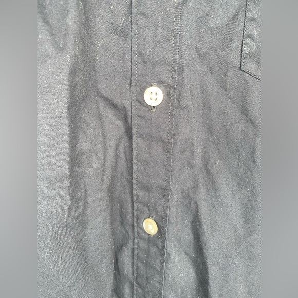 BONOBOS Large Slim Fit Men's Black Button-Down Shirt - Picture 2 of 8